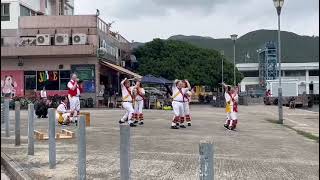 Morris dancers near Mui Wo Ferry Pier [upl. by Eikcor707]