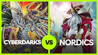 LIVE YuGiOh Duels  Cyberdark vs Nordics [upl. by Nosretep]