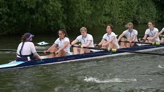 Pembroke W2 Division 2 Thursday Cambridge May Bumps 2023 slow motion [upl. by Yellat780]