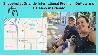 Shopping at Orlando International Premium Outlets and TJ Maxx in Orlando [upl. by Dermott]