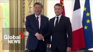 Chinas Xi Jinping calls for a quotglobal trucequot during Paris Olympic games [upl. by Catha485]