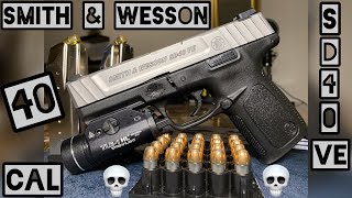 Smith amp Wesson SD40 VE ReviewUnboxing  40 Caliber [upl. by Elfrieda407]