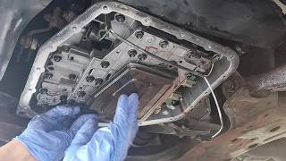 Toyota Transmission Fluid Change [upl. by Adnauqahs]