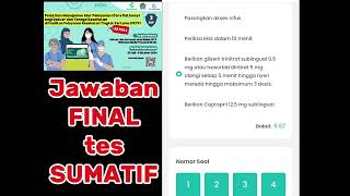 Jawaban Tes Sumatif Batch2  seminar Pelatihan Manajemen Alur Pelayanan FKTP [upl. by Snej]