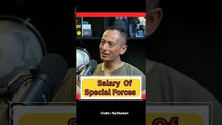 Salary Of Special Forces specialforces podcast armysalary commando salary [upl. by Ydorb]