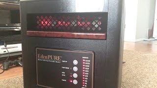 EdenPure Infrared Zone Heater Unboxing [upl. by Assilana]