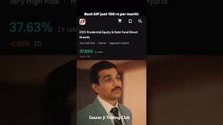 Best SIP just 100 rs per month🚀📈✅⏩⚡🎉🤩💸💸🤑sip investsip investment shortsfeed viralvideos viral [upl. by Gannes]