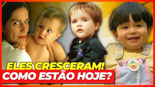 ANTES E AGORA DOS 20 BEBÊS DAS NOVELAS COM IDADE E APARÊNCIA ATUAL [upl. by Ylliw]