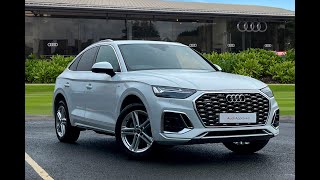 Approved Used Audi Q5 Sportback S line 45 TFSI quattro 265 PS S tronic  Preston Audi [upl. by Oilegor689]