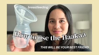 How to use the Haakaa Pump Build a freezer stash [upl. by Stella]