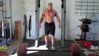 Elliott Hulse Dead Lift  196 lbs [upl. by Werra17]