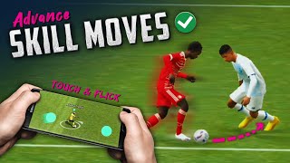 eFootball 2024 Mobile Skill Tutorial  Touch amp Flick  Advance Control [upl. by Astraea358]