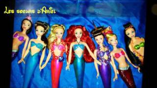 Ariels Sisters Disney dolls Collection soeurs [upl. by Notsirk]