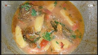 Simple and easy fish curry A day with my daughter [upl. by Vez640]