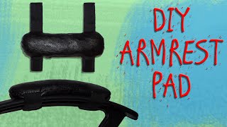 HOW TO SEW AN ARMREST PAD FOR YOUR CHAIR [upl. by Nylrebma656]