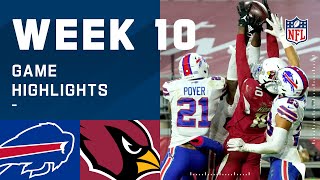 Bills vs Cardinals Week 10 Highlights  NFL 2020 [upl. by Kolosick715]