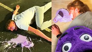 Grimace Shake TikTok Meme Compilation 😂 [upl. by Barcot]