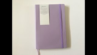 Paperchase Agenzio Dot Grid Notebook for Bullet Journaling Review amp Pen Test [upl. by Pammi]