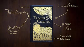 Troilus amp Criseyde by Geoffrey Chaucer  Folio Society [upl. by Akinnor]