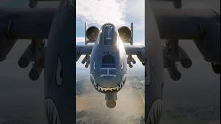 Its Alive A10 Warthog rocket launching Guns firing Strafe Run dcs [upl. by Massingill]