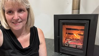 Ecoflame 4i Inset Stove  5kw Multi Fuel Stove  fits in 16” standard fireplace opening  Review [upl. by Arlinda864]