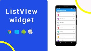 What is ListView and its Components in Flutter Flutter WidgetsurduHindi Part 02 [upl. by Harleigh]