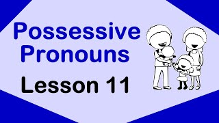 German Possessive Pronouns  mein dein sein  Learn German in Hindi [upl. by Boynton361]