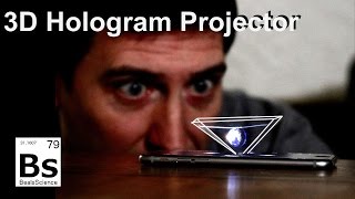 How to make a 3D Hologram Projector for Phone or Tablet [upl. by Silevi]