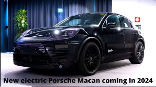 allnew 2024 porsche macan  new electric  2024 porsche macan price  release date  specs [upl. by Nakah]