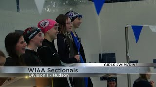 Abes Insteness ChiHis Arnold win titles at sectional swimming meet [upl. by Egiedan]