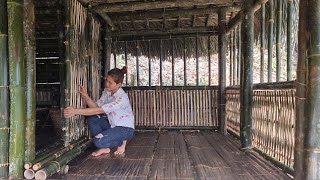 The process of a girl designing railings and sliding doors for a bamboo house  Lý Tiểu An [upl. by Nyvrem43]