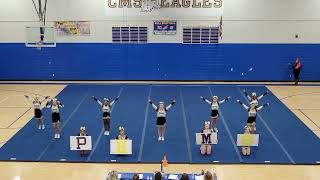 Prospect Heights Middle School at Caroline Cheerleading Competition 2022 [upl. by Eirol725]