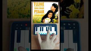 Tujhe Dekha To Piano Theme🎹shorts piano shortsviral [upl. by Ulrich]