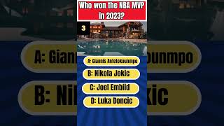 Who won the NBA MVP in 2023 basketballskills basketball viralvideo [upl. by Aneram]