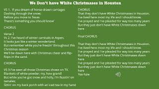 Barnett Choir  We Dont Have White Christmases in Houston [upl. by Walliw]