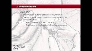 Indications and Contraindications for Lumbar Puncture [upl. by Llirred595]