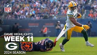 Green Bay Packers vs Chicago Bears Game Highlights  NFL 2024 Season Week 11 [upl. by Htessil]