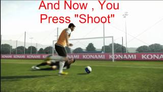 PES 2013  Rabona Shot TRICK Tutorial  HD [upl. by Elleirbag]