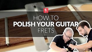 How To Polish Your Frets Part 1  Guitar Maintenance Lesson [upl. by Elise]