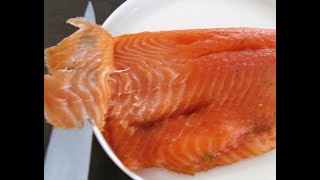 Gravlax de saumon citron combava et mandarine trop facile [upl. by Aohsoj]