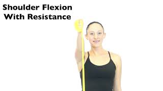 Shoulder Flexion With Resistance [upl. by Ymmat]