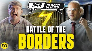 BATTLE OF THE BORDERS Open the Border or Build the Wall  The DEFINITIVE Immigration Rap Battle [upl. by Yennor119]