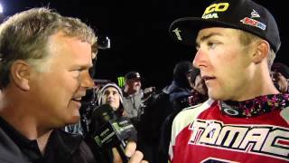 Supercross LIVE 2012  And On The Podium Tonight  Eli Tomac in Salt Lake City [upl. by Glaab]