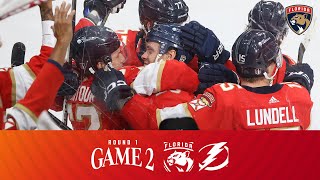 Panthers vs Lightning  Game 2 Highlights  42324 [upl. by Rhett]