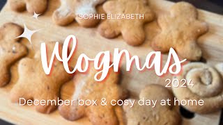 VLOGMAS DAY 1 Cosy Day at home Elf on the shelf Baking and a big catch up [upl. by Hgielah]