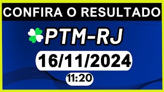 RESULTADO JB  PTMRJ e LOOKGO 1120  16112024 [upl. by Arotahs]