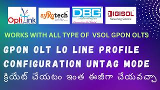 GPON OLT Line Profile Configuration gpon olt profile configuration gpon [upl. by Tawnya]