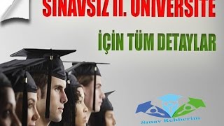 Sınavsız İkinci Üniversite Nedir [upl. by Olnek521]