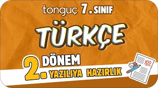 7Sınıf Türkçe 2Dönem 2Yazılıya Hazırlık 📑 2024 [upl. by Cykana]