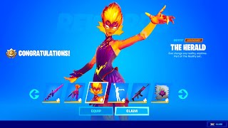 How to Unlock The Herald Skin in Fortnite All Herald Challenges Reward [upl. by Torosian45]